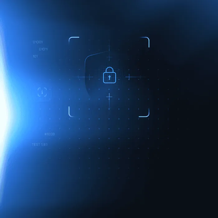 Cadeado digital representando pagamentos criptografados