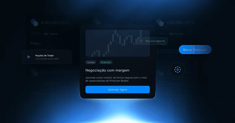 Curso gratuito de negociação na plataforma Polarium
